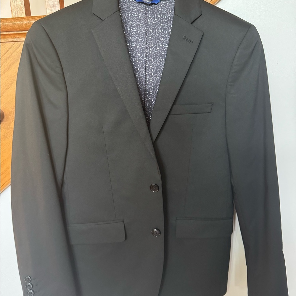 Apt. 9 Black Sport Coat 36R Flex Extra Slim Jacket